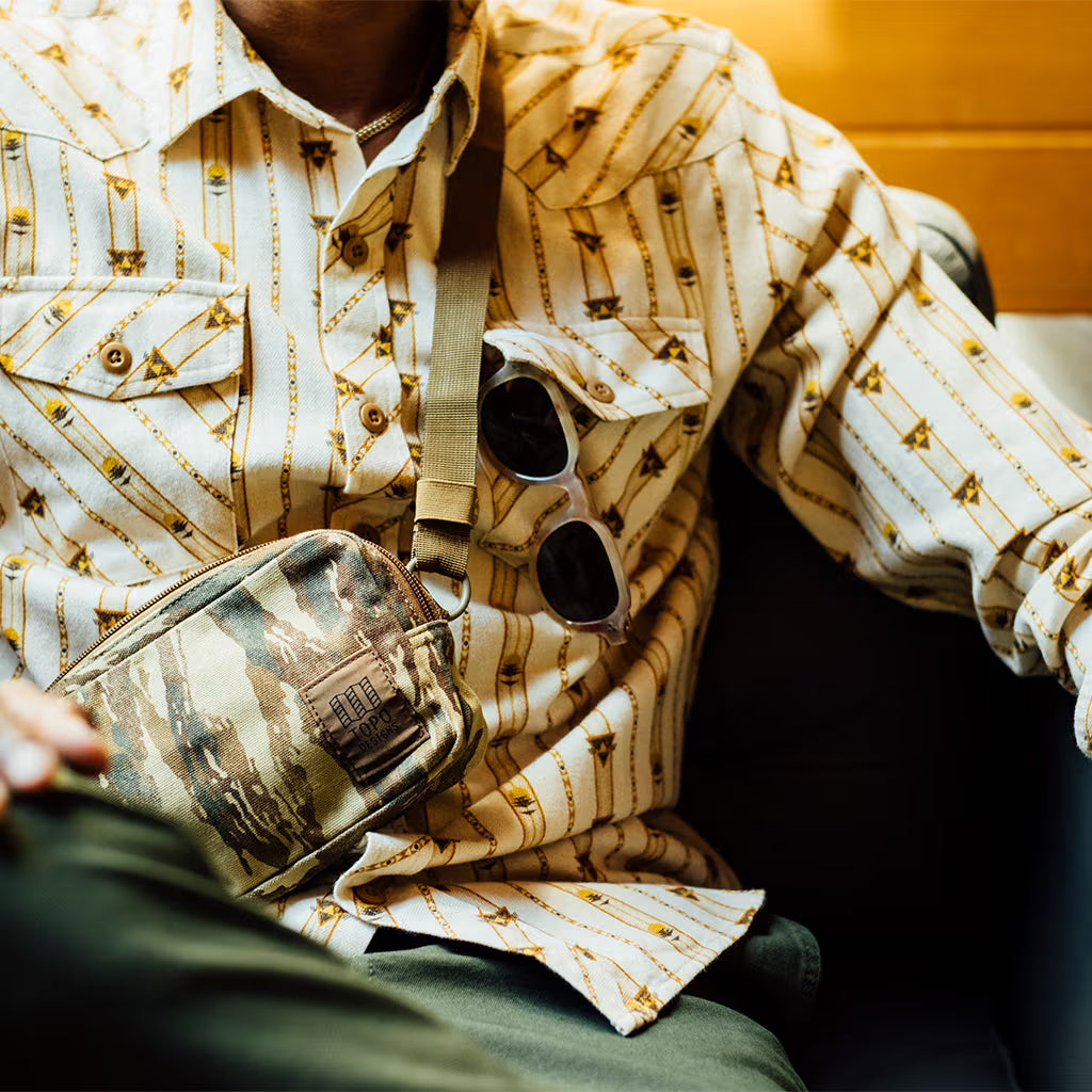 Mountain Shirt Long Sleeve Mens Chai Multi