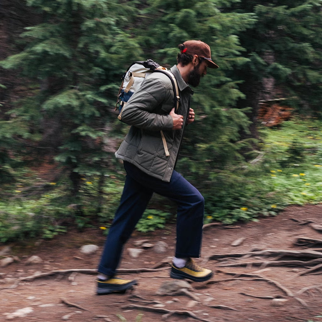 Puffer Shirt Jacket Mens Black