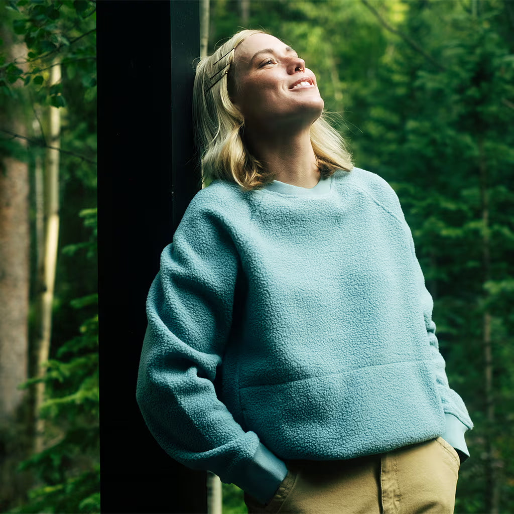 Mountain Fleece Crewneck Midnight/Oatmeal