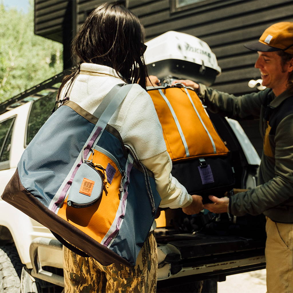 Mountain Utility Tote 33L Pond Blue / Spice