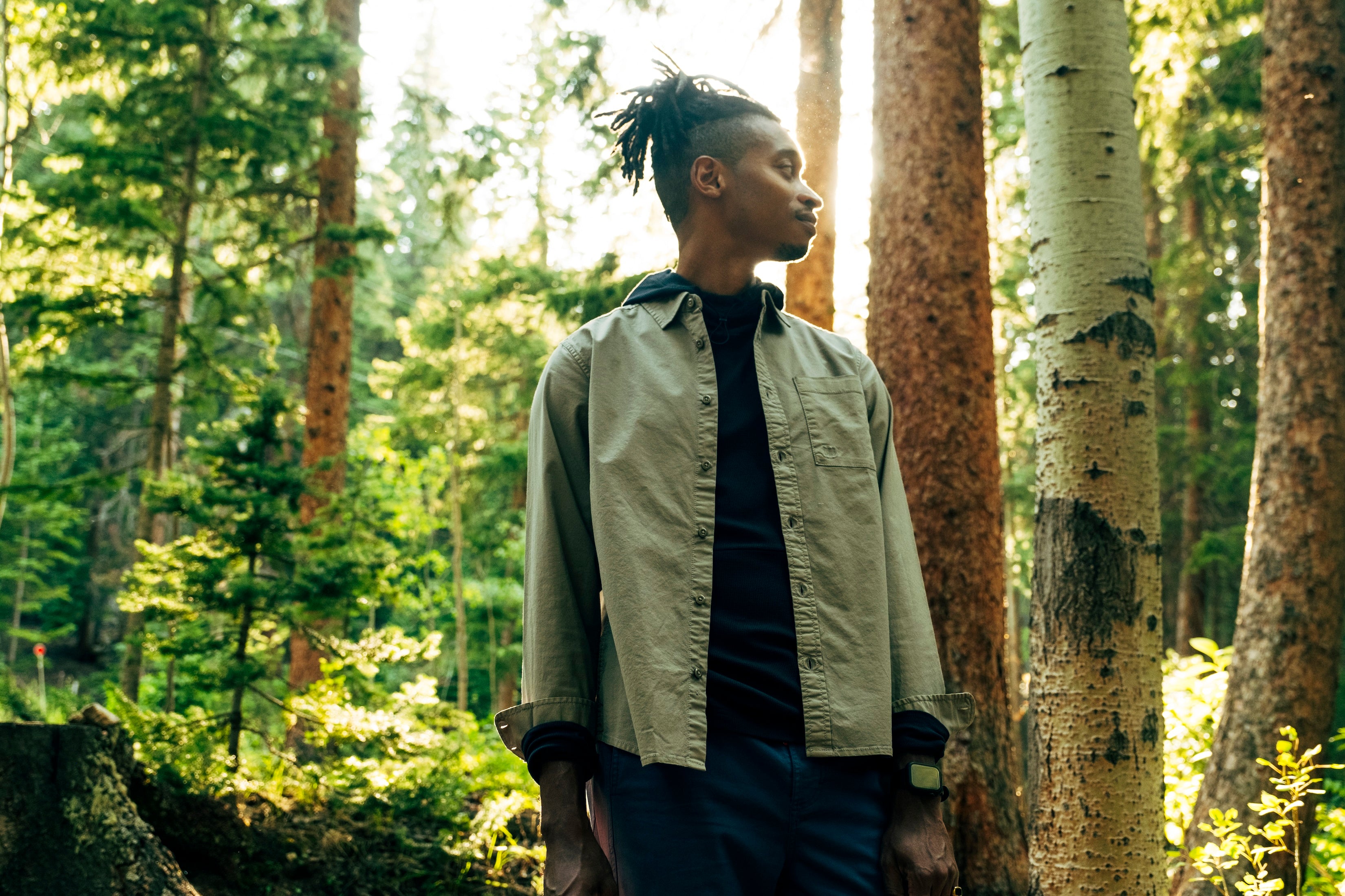 Desert Shirt Mens Black