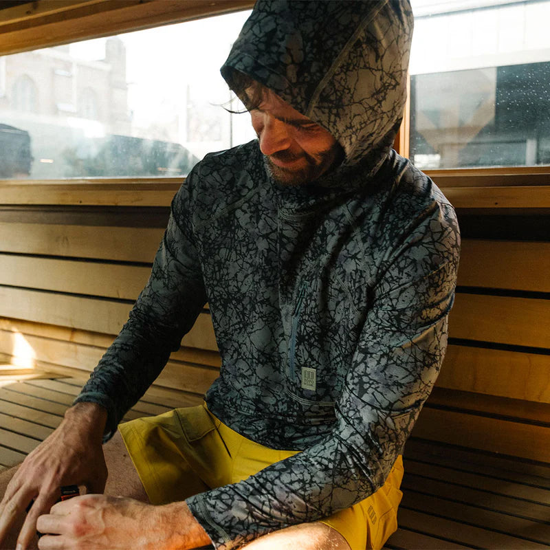 Sun Hoodie Mens Bone White