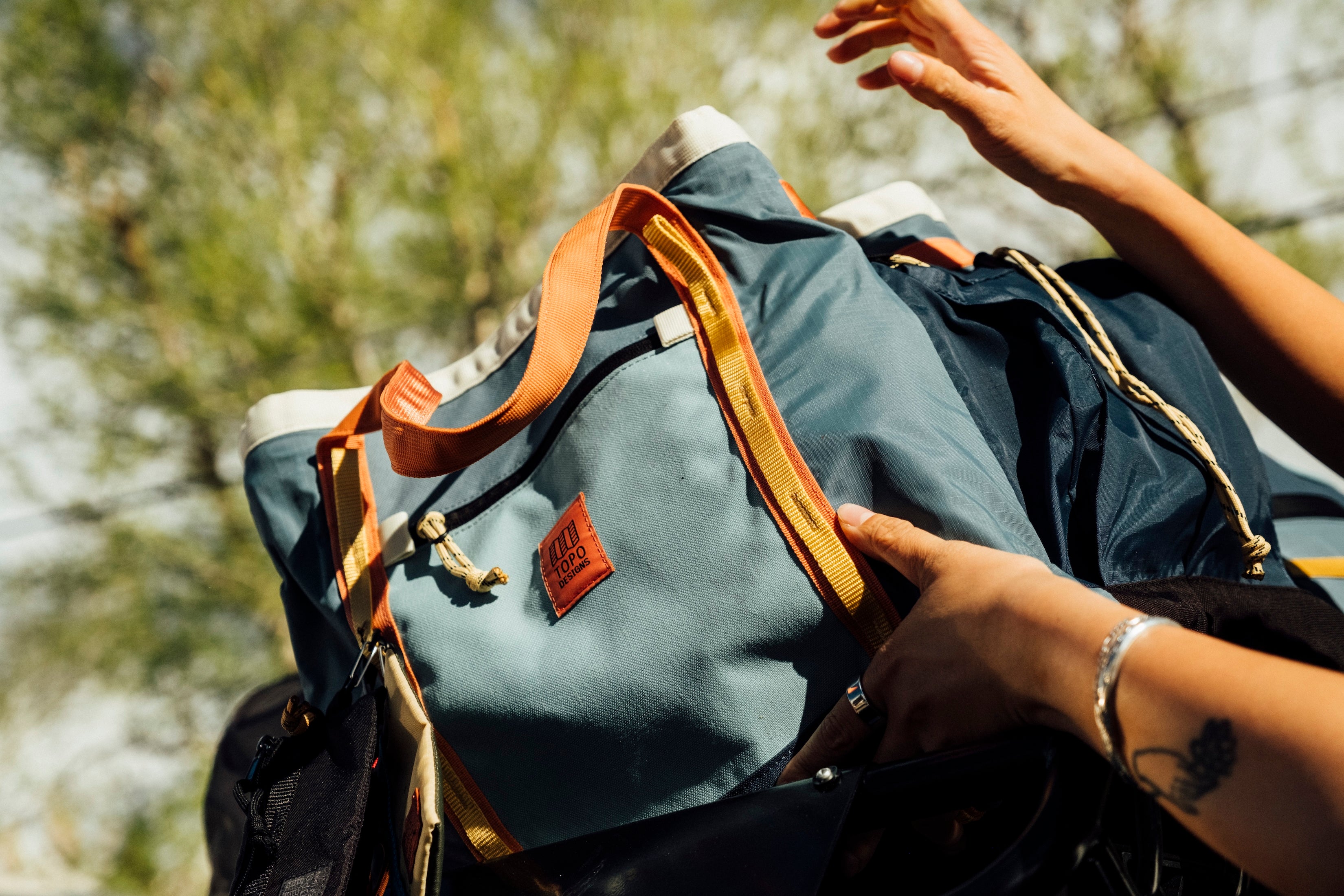 Mountain Gear Bag 48L Pond Blue/Spice