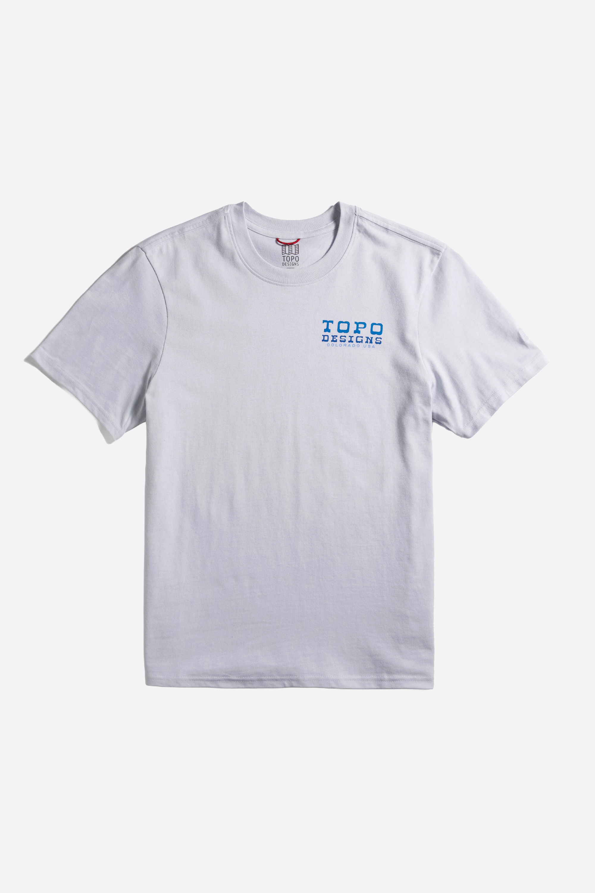 Vintage View Tee Mens Breeze Blue